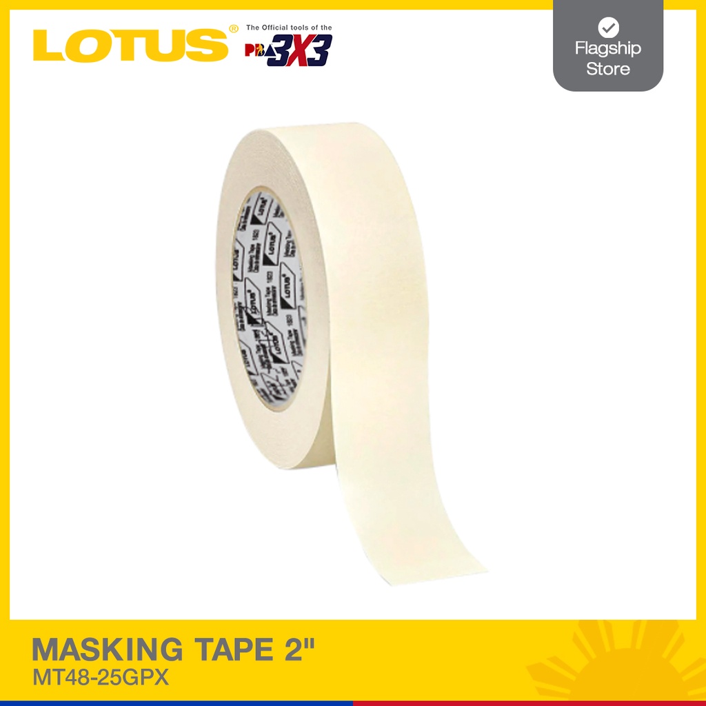 Lotus Masking Tape 2" 48MMX23M LMT4823 Tapes & Adhesives Shopee