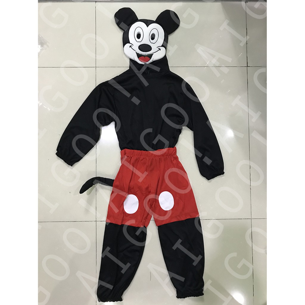 Disney Mickey Mouse Costume for Boy Kids (ages 5 to 8) Shopee Philippines