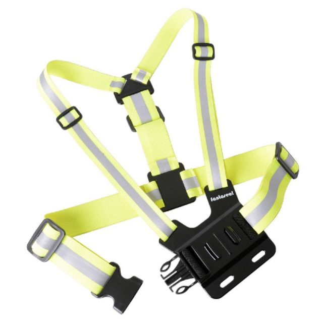 COD High Reflective Safety Vest Chest Mount for Gopro Hero 5,6,7 Sjcam