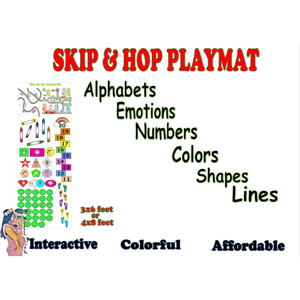 Skip and Hop Playmat for Kids