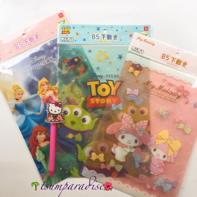 1pc Desk Pad Plastic Board Disney Princess Toy Story Melody