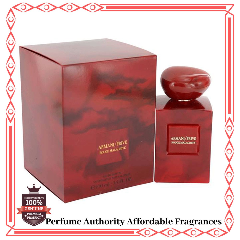 Armani Prive Rouge Malachite EDP By GIORGIO ARMANI FOR WOMEN 100ml | Shopee  Philippines