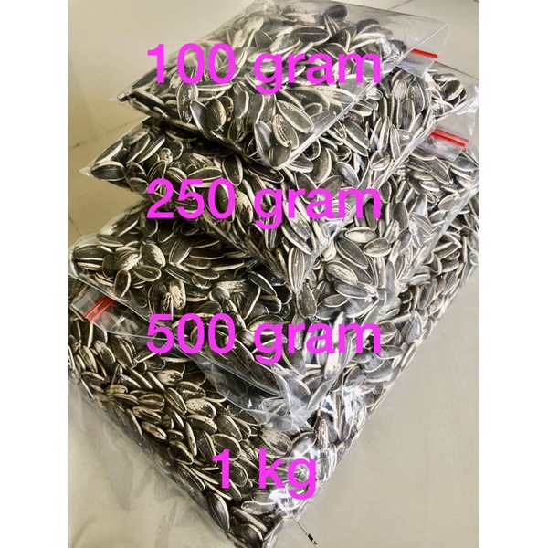 Kwaci Seeds Kuaci Sunflower Seeds Big Size / JUMBO 500 Grams Shopee Philippines