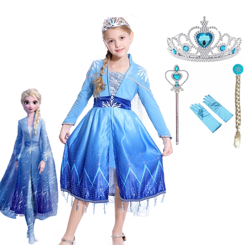 baju princess elsa frozen