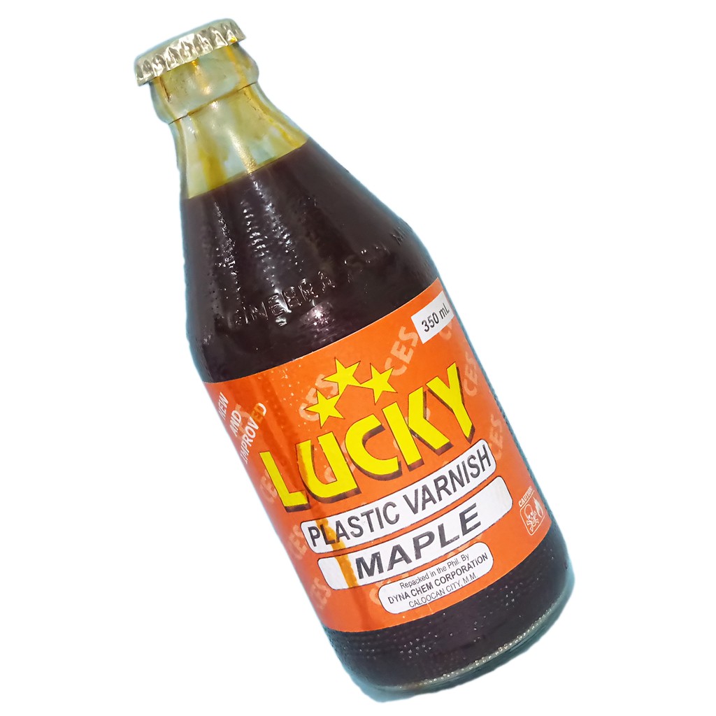 LUCKY Plastic Varnish MAPLE ( 1 BOTE ) XDE J Shopee Philippines