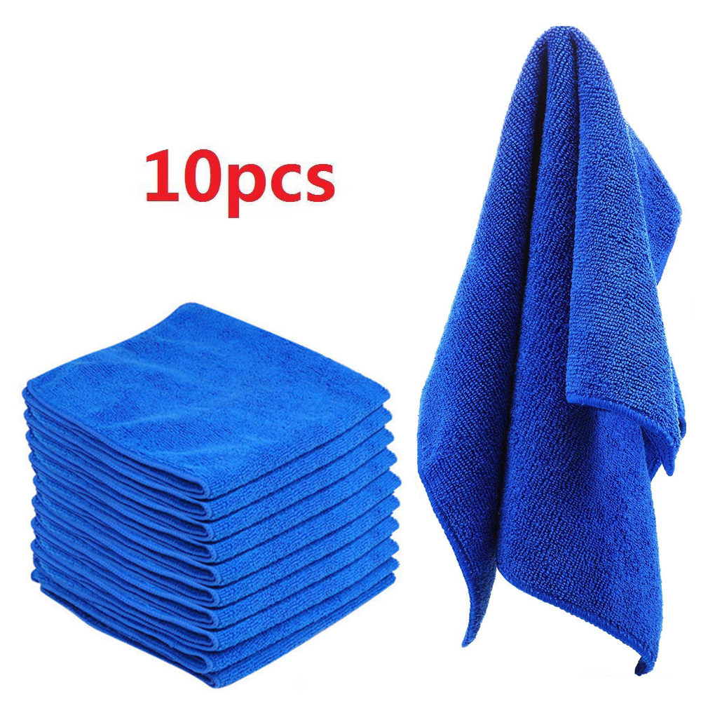 Microfibre Cleaning Cloths 10 Pcs Multi Functional Microfiber Cleaning Cloth Lint Free Cloths