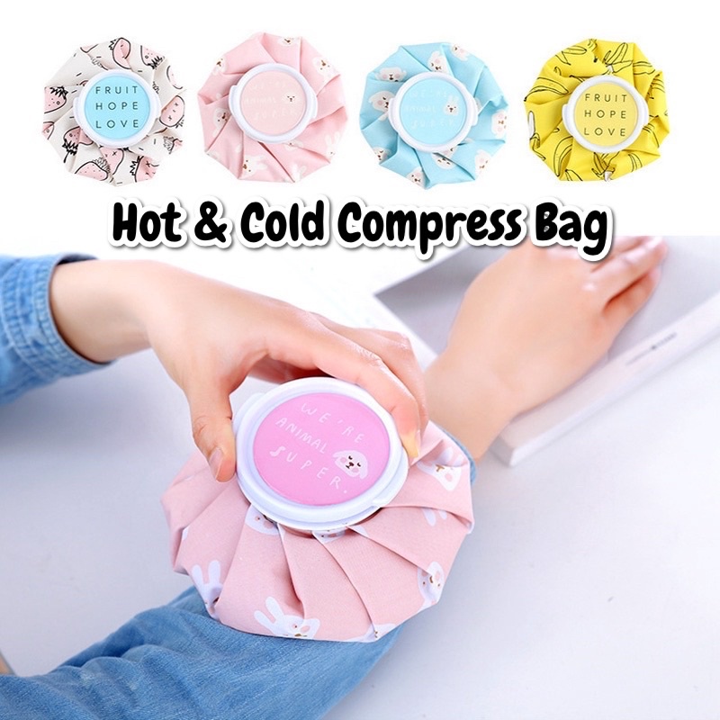 Cute Ice Hot Compress Bag Ice Bag Hot Water Bottle Bag Heat Bag Water-proof Explosion-proof