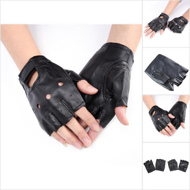 fingerless biker gloves