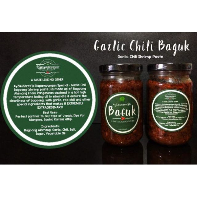 Garlic Chili Bagoong 350g (AyZaucerrific) Shopee Philippines