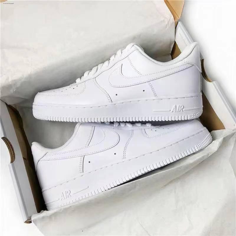 plain white nikes