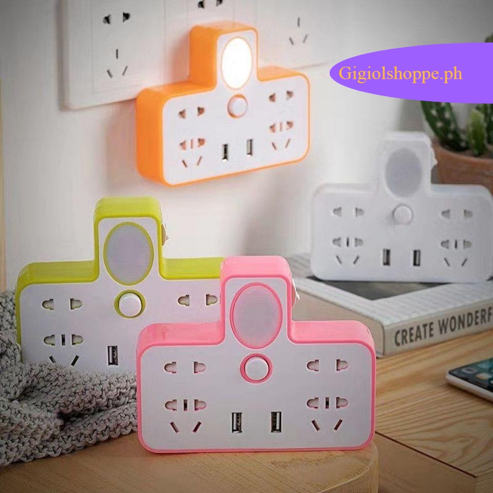 Universal Power Outlet with USB Port SMART SAFETY SOCKET Shopee