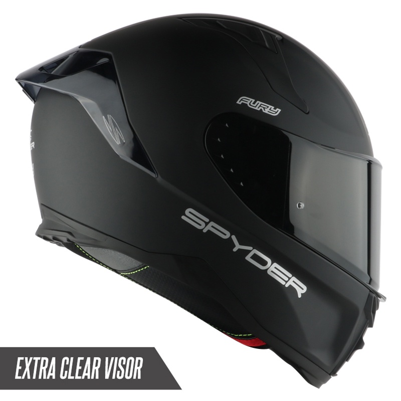 Spyder Full-Face Helmet With Dual Visor NEXUS PD S0 (FREE Clear Visor ...