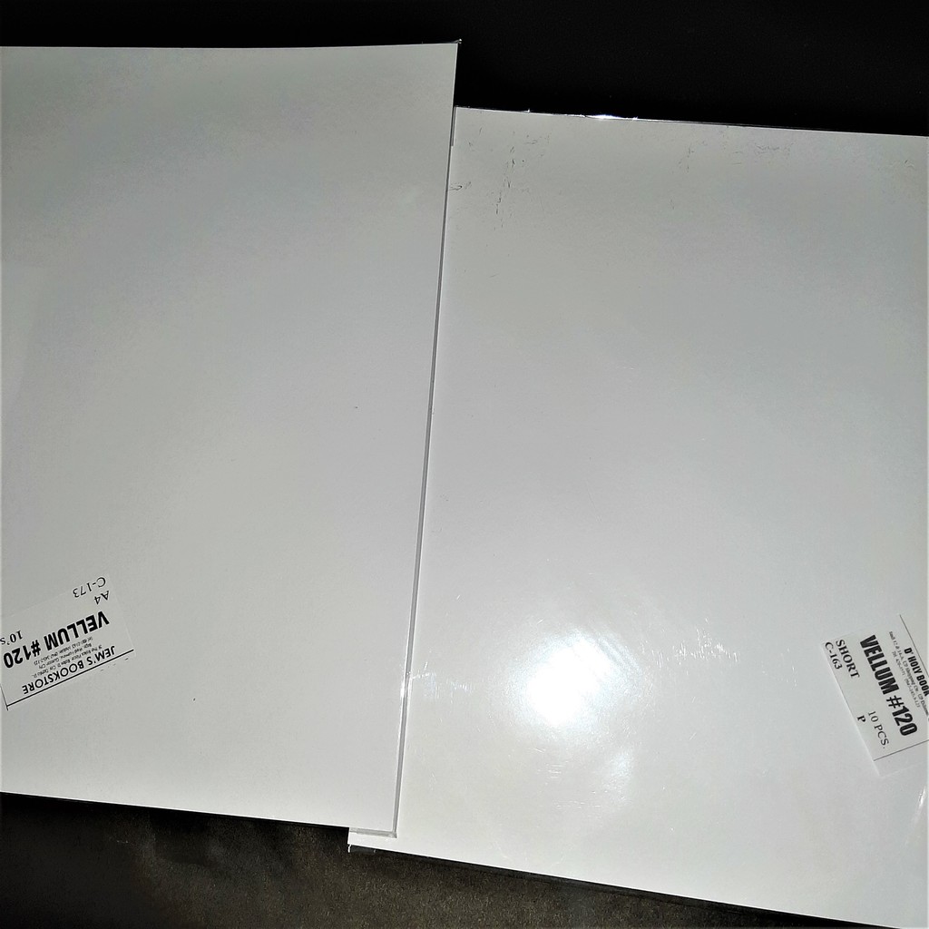 10 pcs Vellum Board 100 120 A4 and Short Shopee Philippines