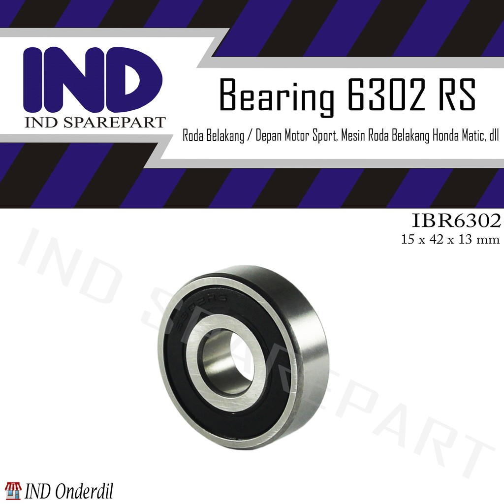 Bearings Bering Laher Laker Radial Ball Rear Wheel Front Sport 6302 Rs Cb150 R Cbr 150 Mega Pro Shopee Philippines