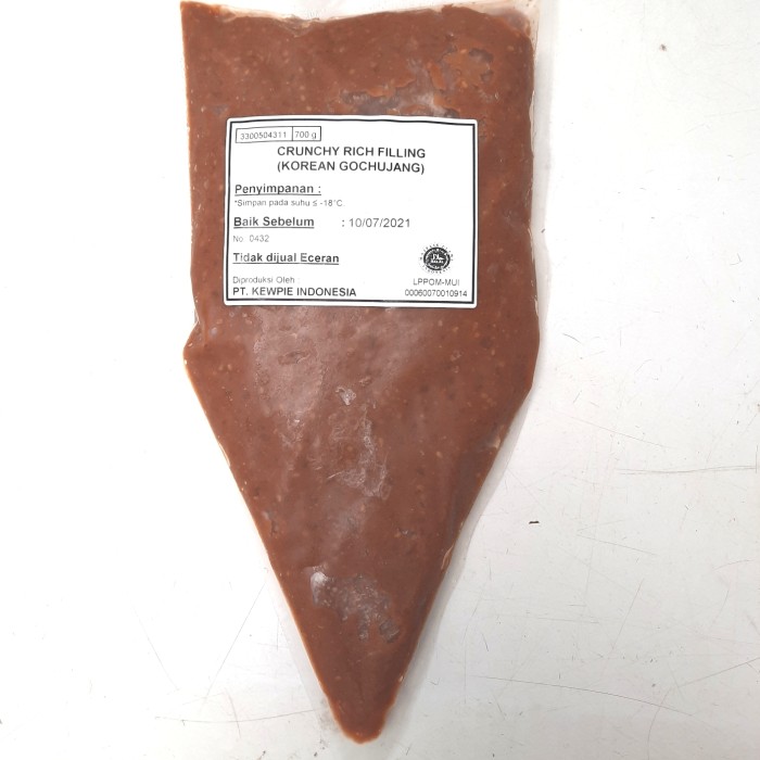 Korean Kewpie Puas Gochujang Sambal Filling Korea Halal 700gr Shopee