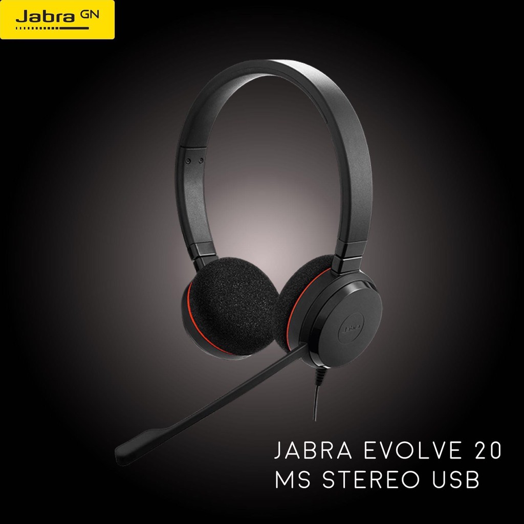 Jabra Evolve 20 Ms Stereo Usb Headset With Freebie Shopee Philippines 4439