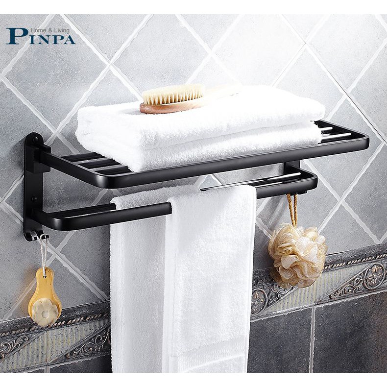 Pinpa Bathroom Hanging Towel Rack Space Aluminum Pendant Bat