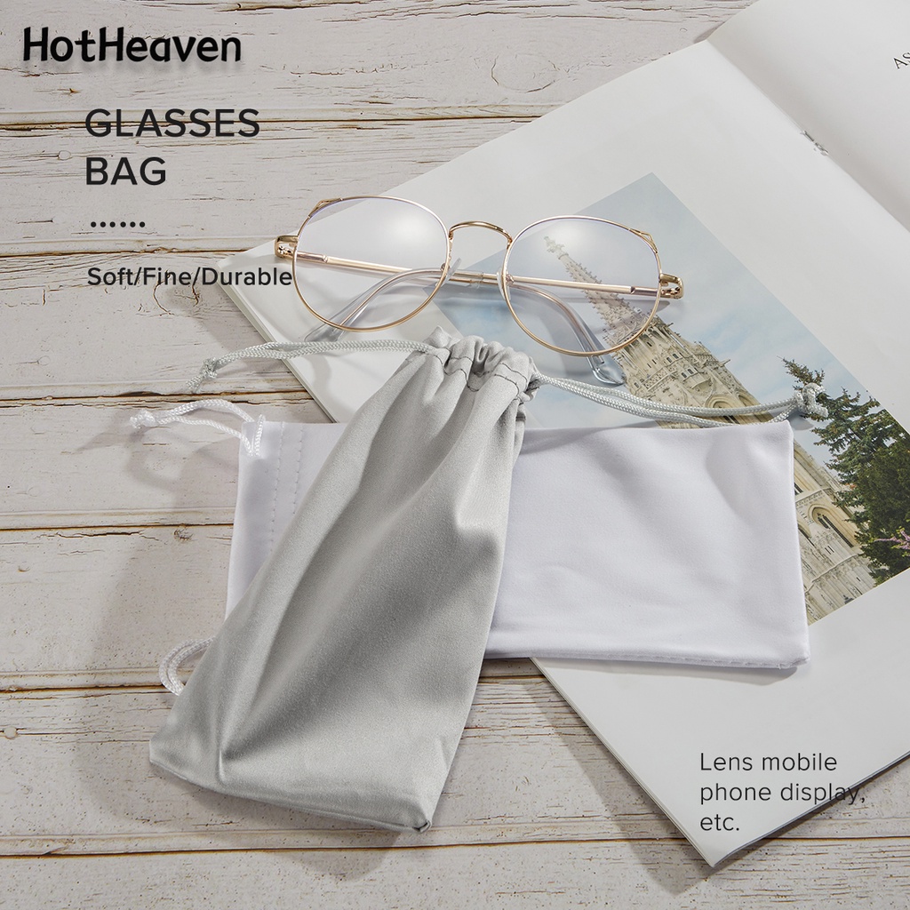 1 Piece Rectangle Microfiber Eyewear Storage Bags Sunglasses Eyeglasses