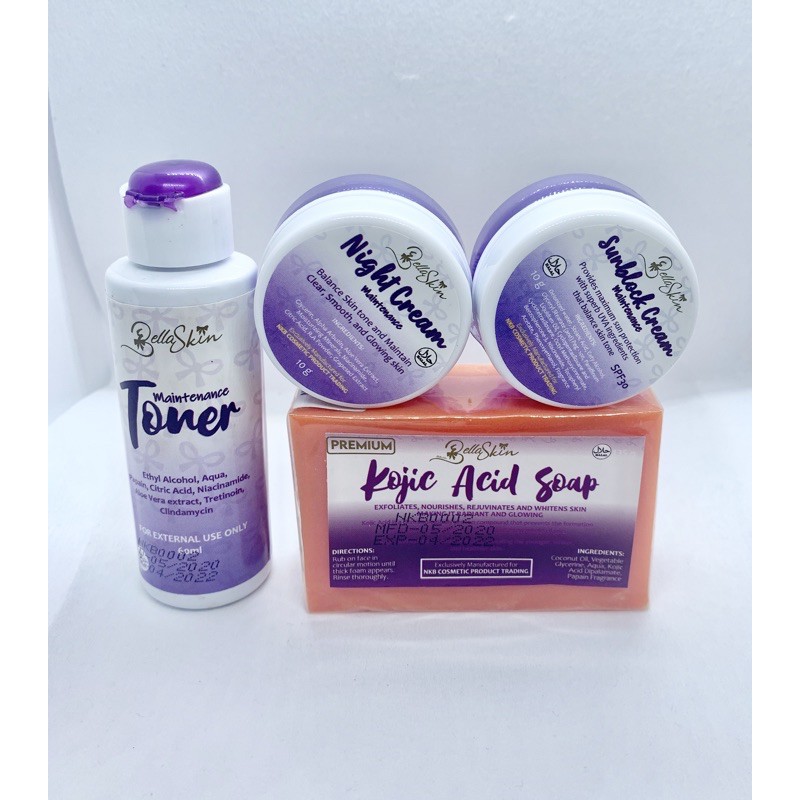 bella skin maintenance set