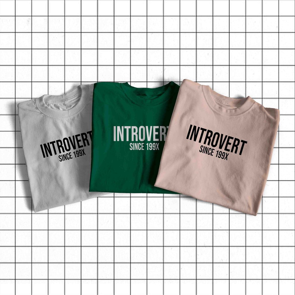 Introvert Minimalist Aesthetic Statement Shirt Tshirt Shirt Tee Shopee Philippines 2925