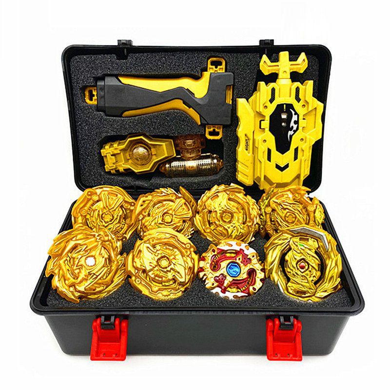 Gold Beyblade Burst Set with Launcher 