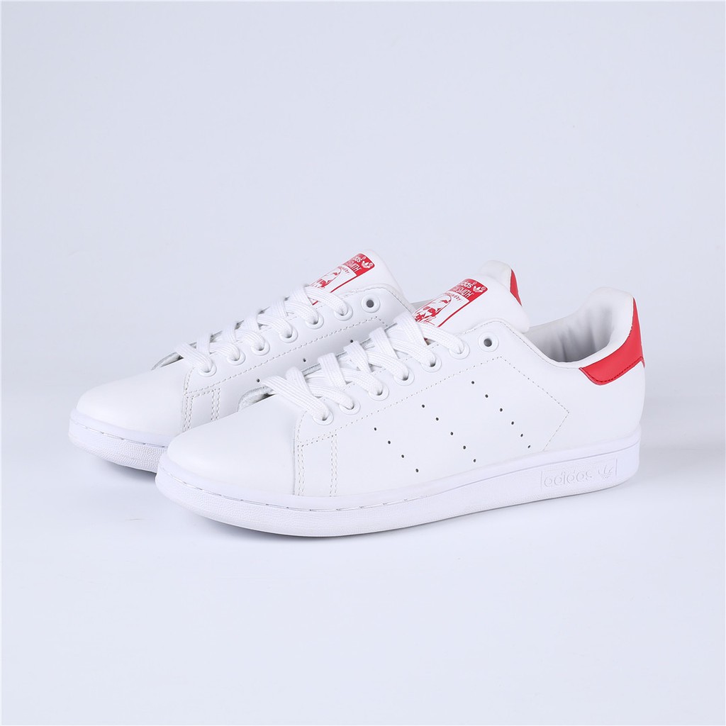 stan smith white red