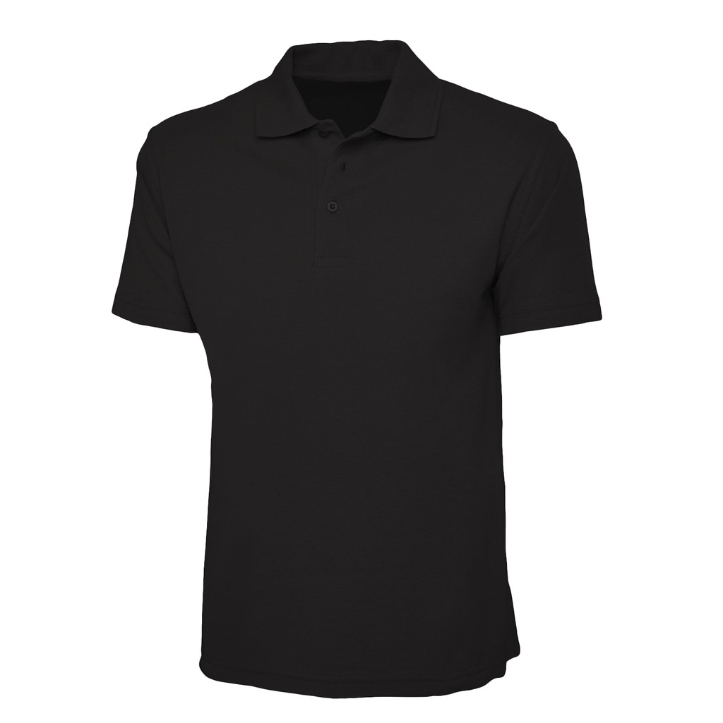 plain black polo