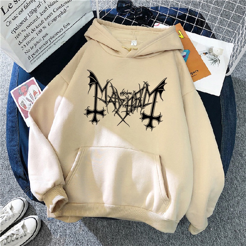 Mayhem hoodies men streetwear printed 2022 grunge male sweatshirts y2k ...
