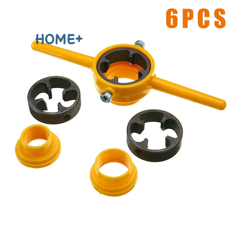 【COD】 PVC Thread Maker Yellow Pipe Threader Tool Set 1/2