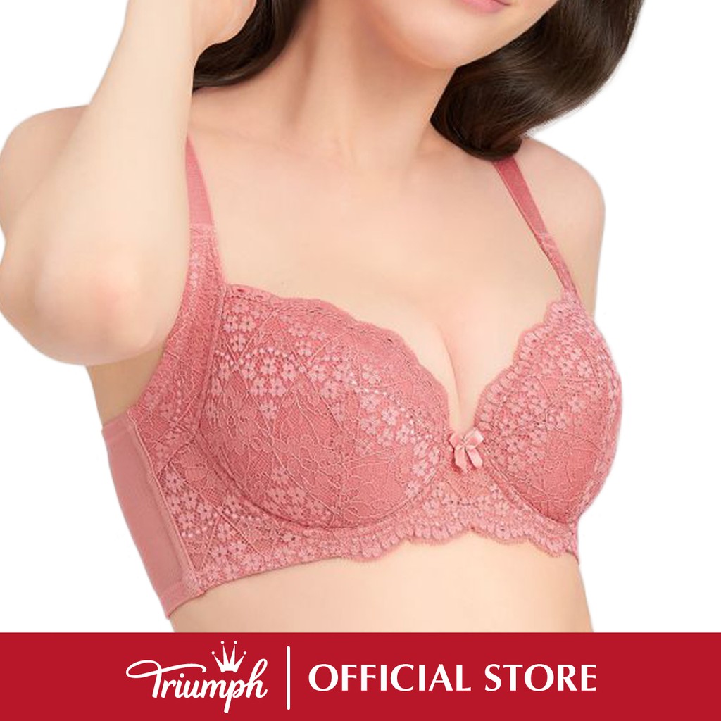 Triumph Simply Sculpt Blossom Wired Full Cup Bra Shopee Philippines