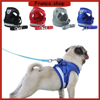 FRNC Cat Dog Harness Vest Reflective Walking Lead Leash for Puppy Dog Collar