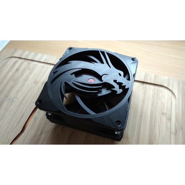 FAN GRILL 120mm Dragon logo for PC fans Gaming Computer Fan Shroud