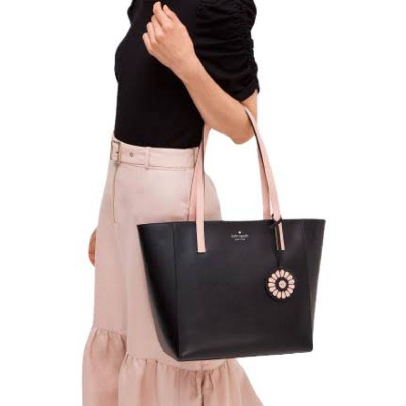 Kate Spade New York Rosa Black Medium Tote Bag (with price tag $299) |  Shopee Philippines