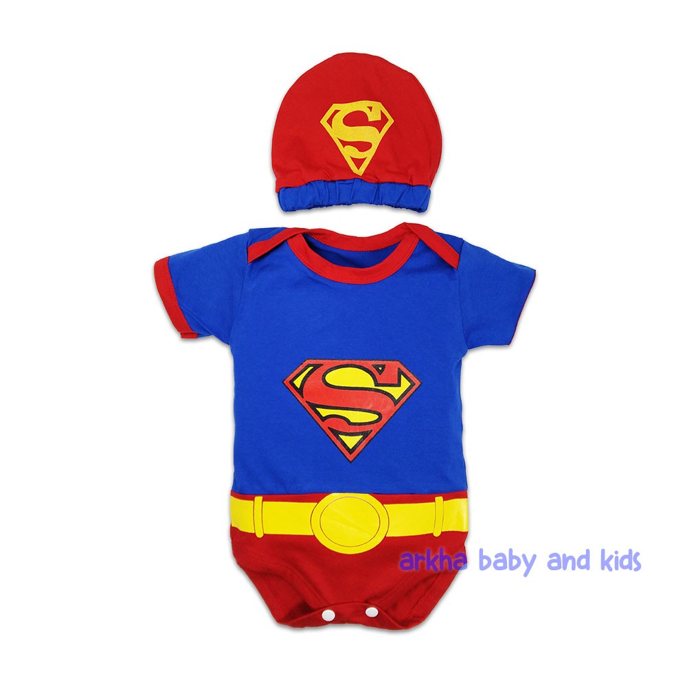 Superman Baby Jumper Baby Superman Jumspuit Shopee Philippines