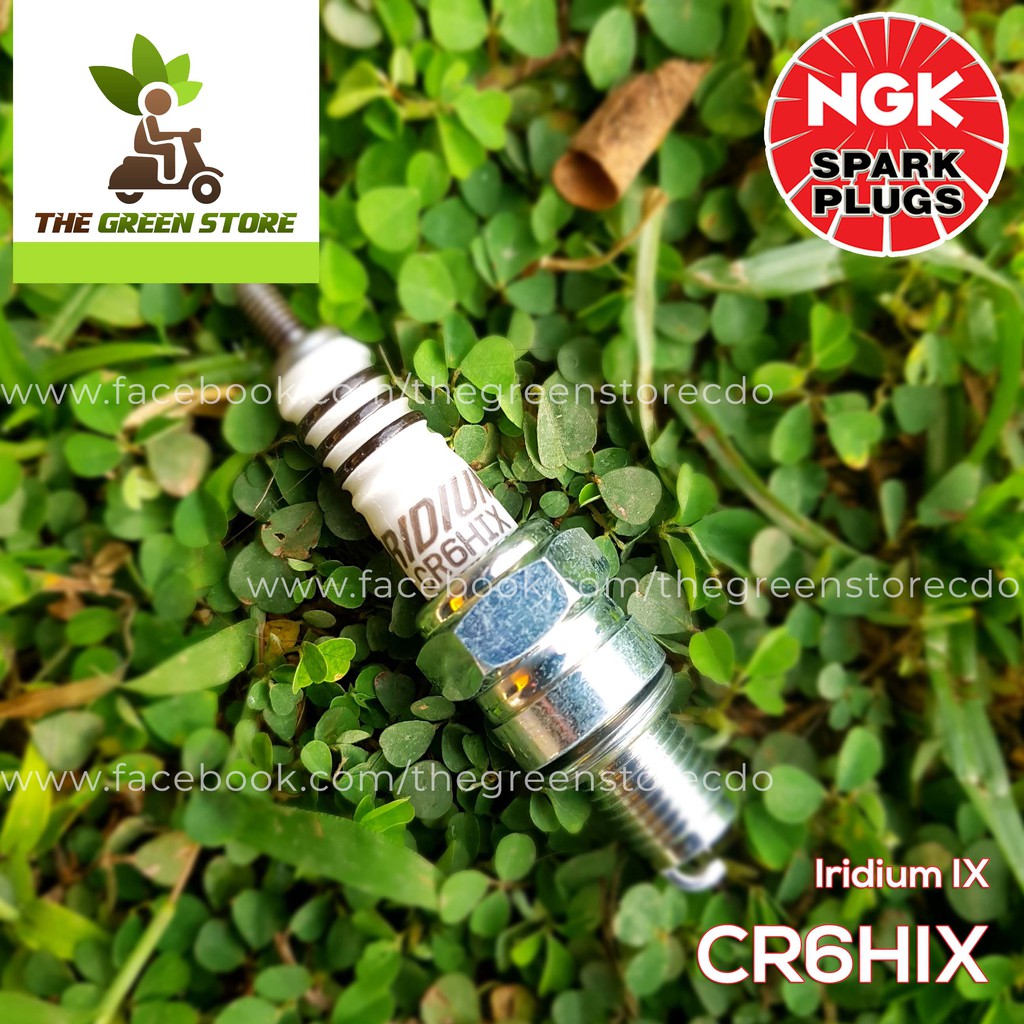 NGK IRIDIUM Spark Plug CR6HIX ( Mio Souli125, Mioi125, Fury 125, Smash