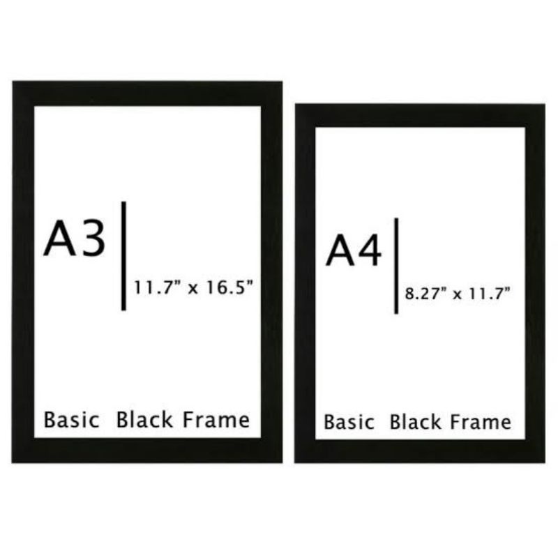 What Size Is A3 Picture Frame Cm