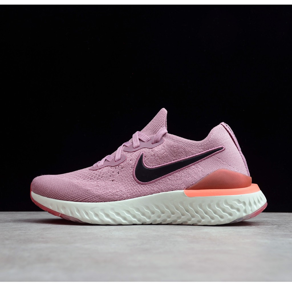 nike epic react flyknit pink womens