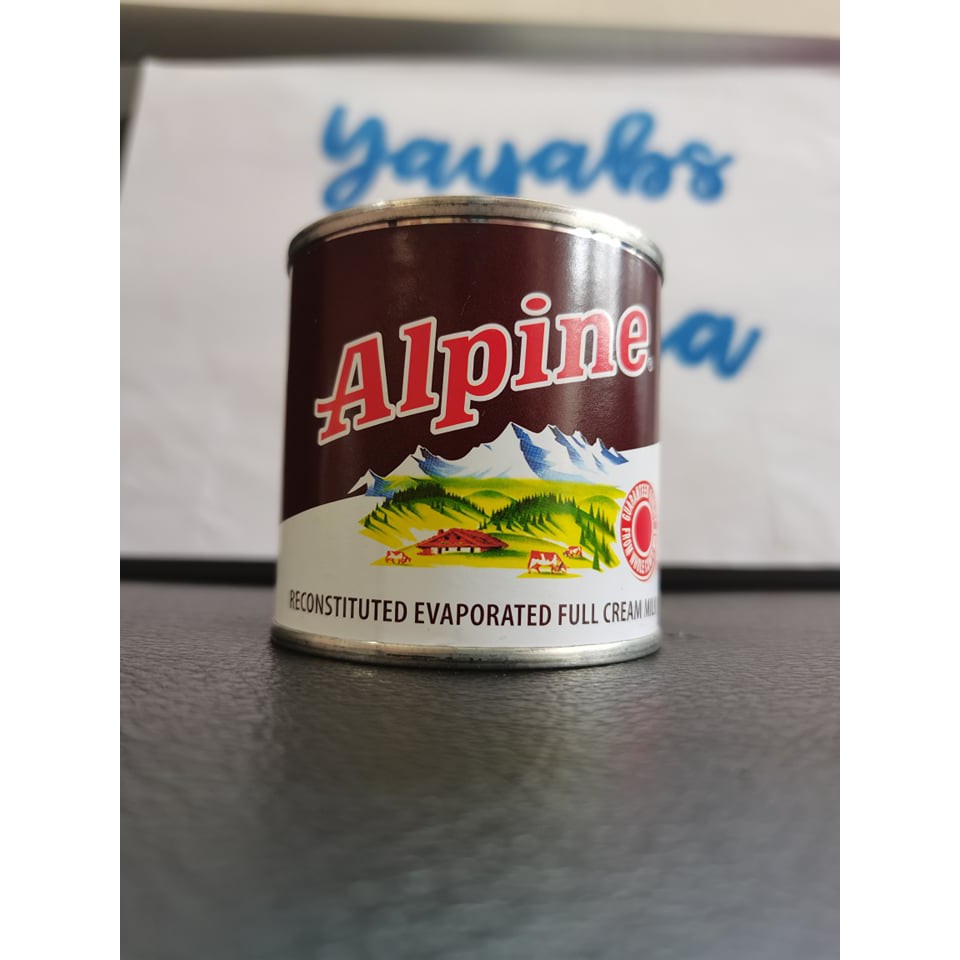 Alpine Evaporated Milk 154mL Original and Authentic Shopee Philippines