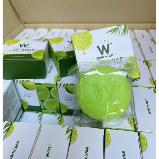 wink white LIME SOAP Lemon Green