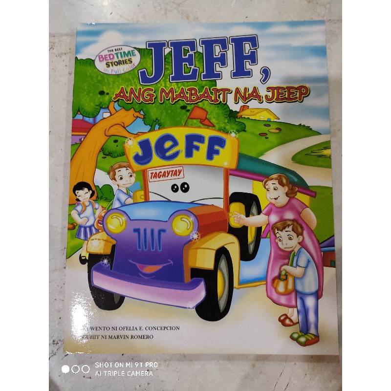 Short Story Colored Book Jeff Ang Mabait Na Jeep Shopee Philippines 1005