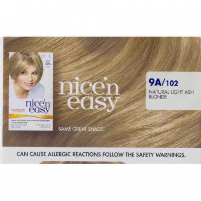 Clairol Nice N Easy Hair Color Natural Light Ash Blonde Shopee