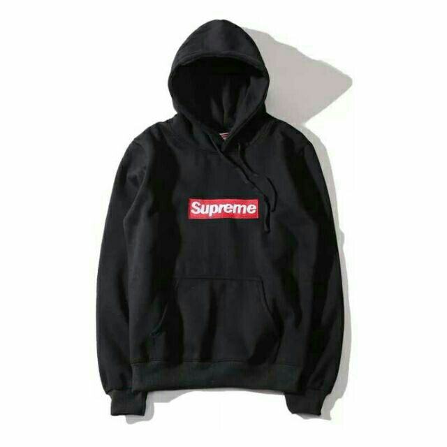 supreme jacket black hoodie