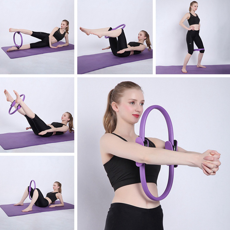 Floating Point Massage Design,for: Pilates Stretching JINLU Upgraded Yoga Fitness Ring Pilates Circles,Fashion Crystal Yoga. Home Fitness 