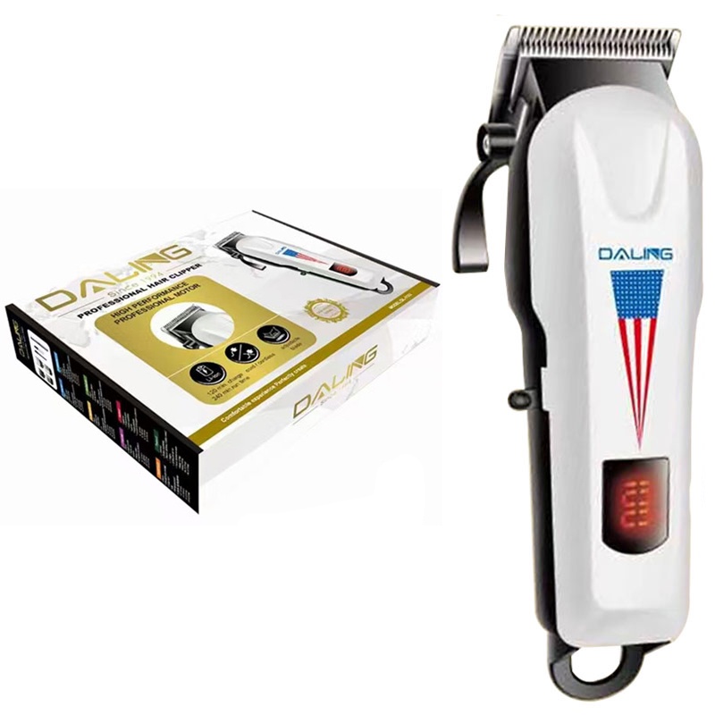 LCD Display Professional Powerful Adjustable Hair Clipper Men Barber ...