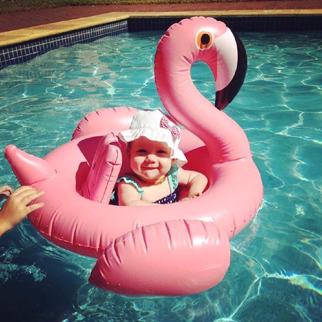 blow up flamingo pool