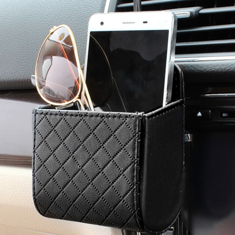 Car Mobile Phone Holder Storage Bag Organizer Automobile Hanging Box