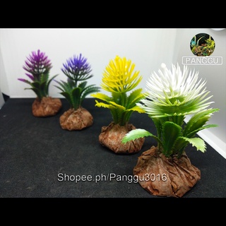 [BP]Aquarium Decoration Artificial Plant Bee Flower Add to Kwe Kwe panggu #2