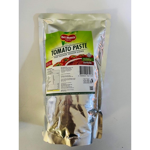 Del Monte Tomato Paste 1kg Pack Shopee Philippines