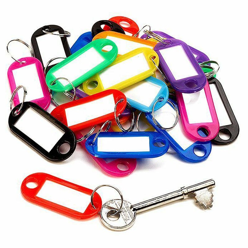 plastic card key rings