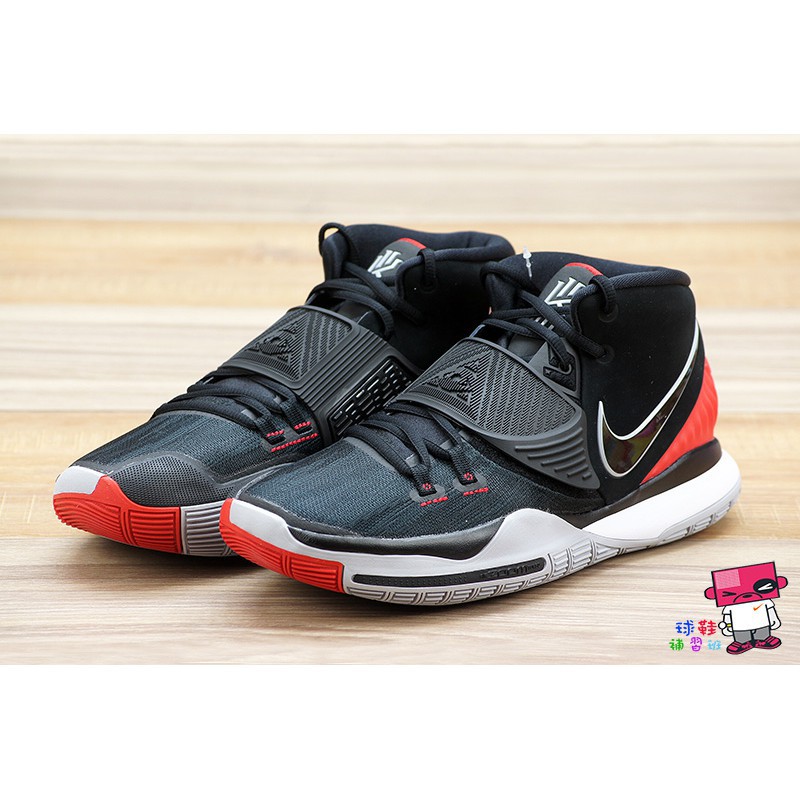 kyrie irving red and black shoes